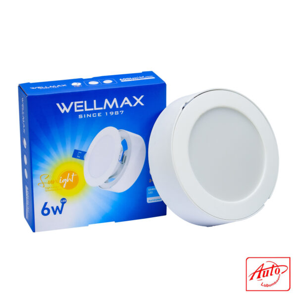 Wellmax SPOOT LED Surface Sunlight 2.0 – 6W, 6500K Cool White, 4" Round - Image 2