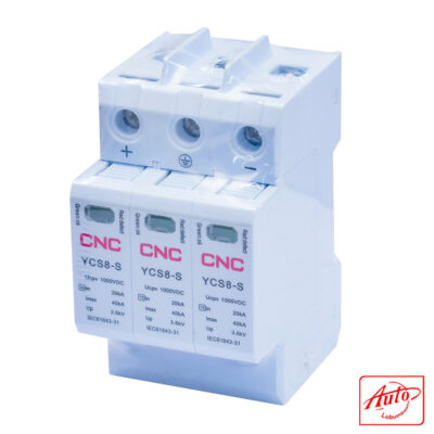 CNC YCSS8-S 11 40PV Surge Protection Device – 3 Pole, DC 1000V, 40kA, Type II, 8/20μs Waveform