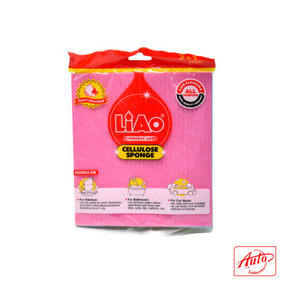 LIAO Cellulose Sponge Pad – Super Absorbent, Pack of 3