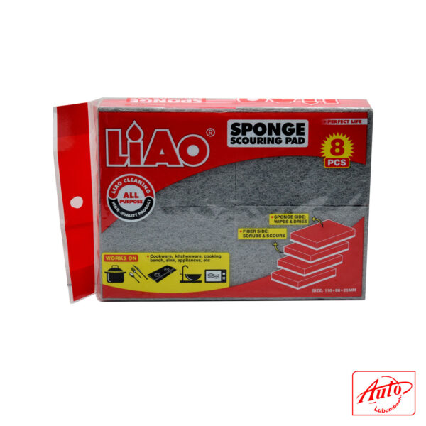 Sponge Scouring Pad – 8-Piece Set, 11×8×2.5cm, Durable & Gentle – Image 4