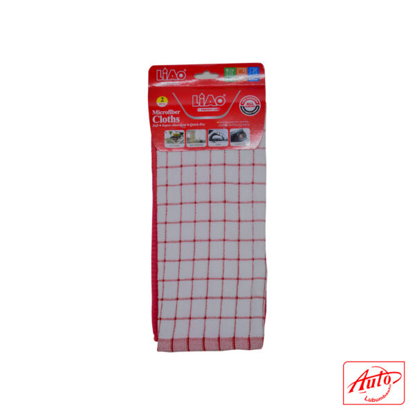 LIAO Tight Weave Microfiber Household Cleaning Cloth – 2-Pack, 30×30/30×40 cm – Image 3