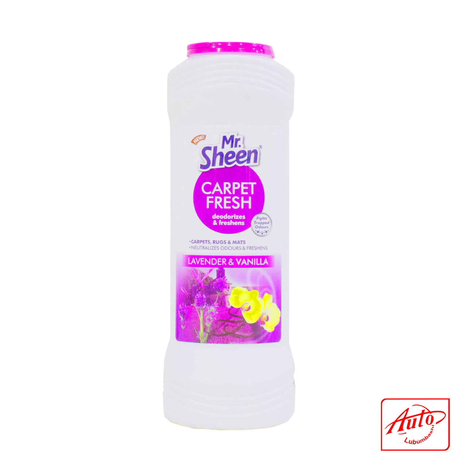 Mr. Sheen Carpet Fresh Powder – Lavender & Vanilla, 600g - Image 2