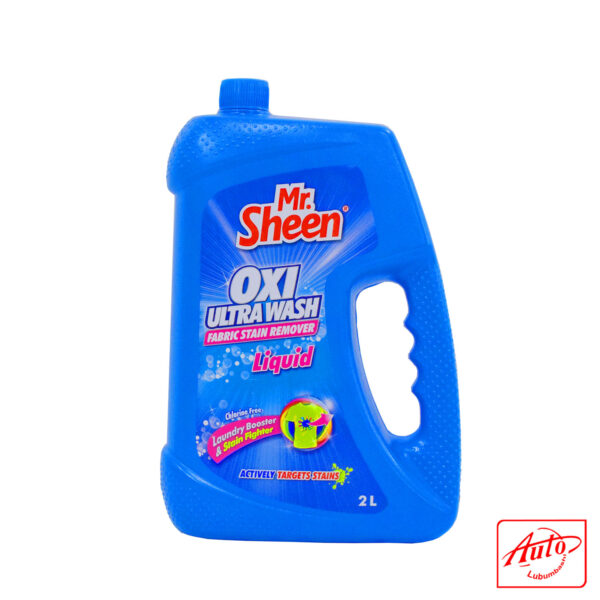Mr Sheen Oxi Ultra Wash Fabric Stain Remover Liquid – 2 Litre - Image 2