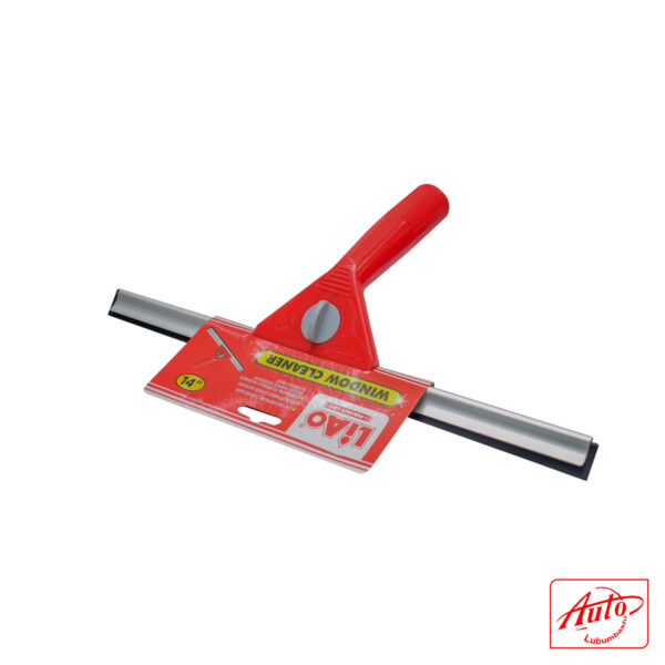 Window Cleaner – 30cm Aluminum Squeegee, Red/Grey – Image 3