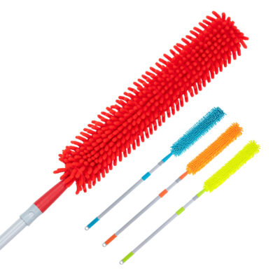 LiAo Telescopic Microfibre Cleaning Brush – Extendable Handle 75–120cm, Model LF2202