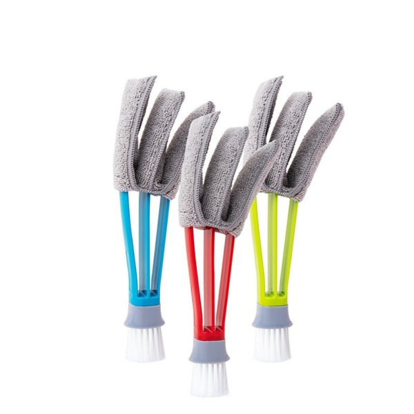 LiAo Window Blind Duster – 24 cm, Microfiber Sleeves, Multi-Blade Cleaner – Image 2