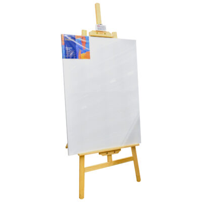 DELI Art Board Stand – Wooden Canvas Holder, Color Finish, 118 × 7.6 × 6.2 cm, 2.43 kg