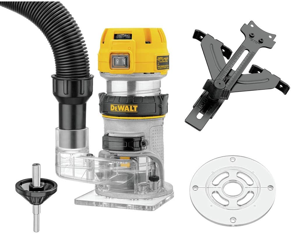 Compact palm router – 900W – Ø8 mm (1/4") – DEWALT – Image 6