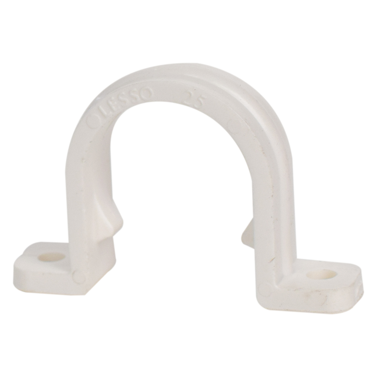 U-Shaped Clamp for White PVC Conduit Φ16 – Pack of 5 Pieces – Image 2