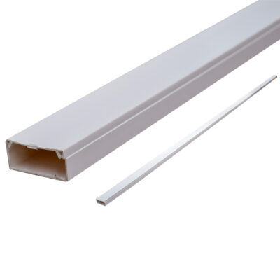PVC Cable Raceway Grade A White 20×10 mm – 2.9 meters