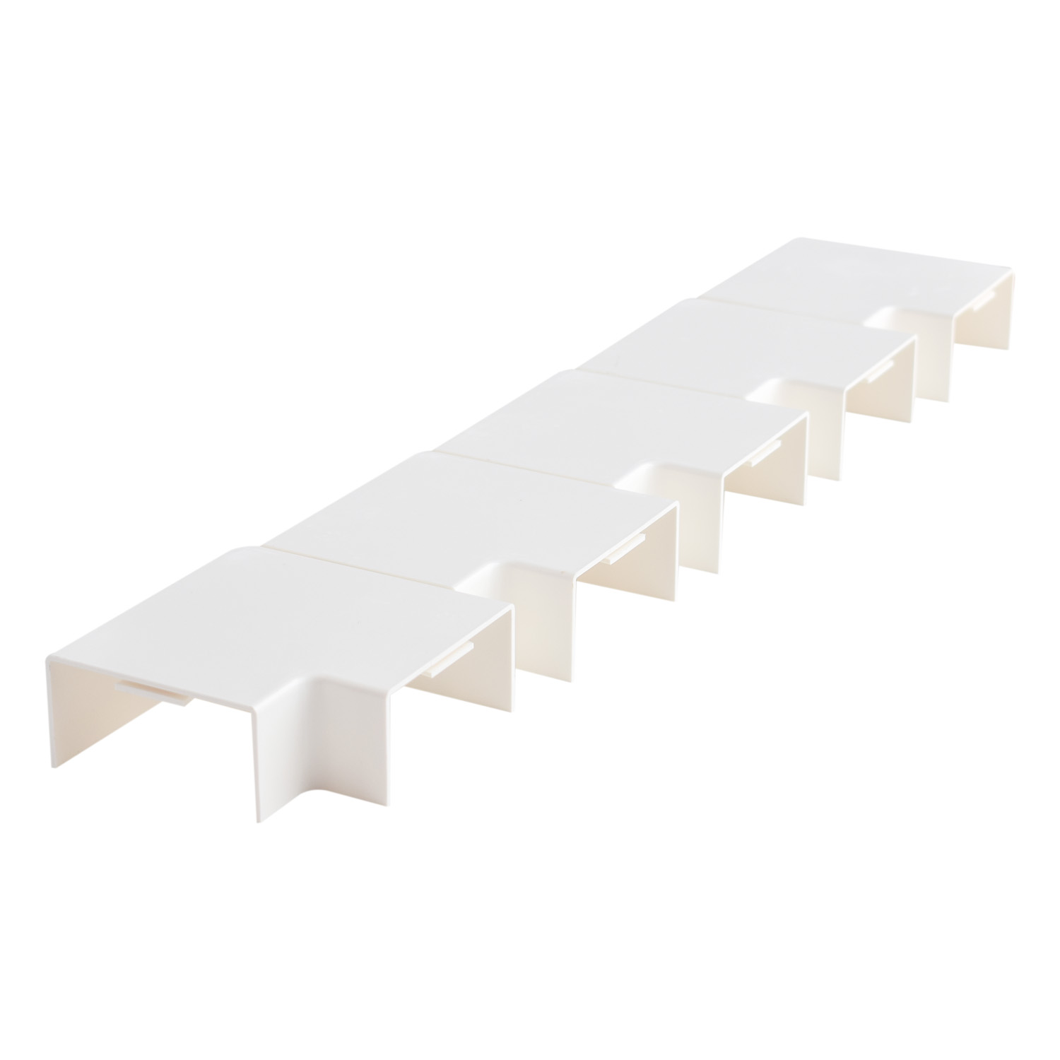 Flat Corner for PVC Trunking 80x40 mm (Set of 5 pcs) – Image 3