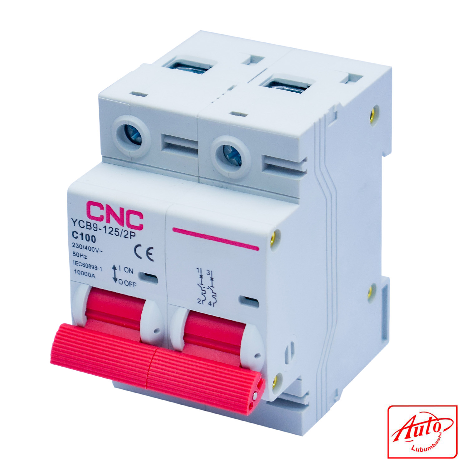 Miniature Circuit Breaker YCB9-125 – 2P – C100 – 10kA – IEC 60898-1 – CNC - Image 2