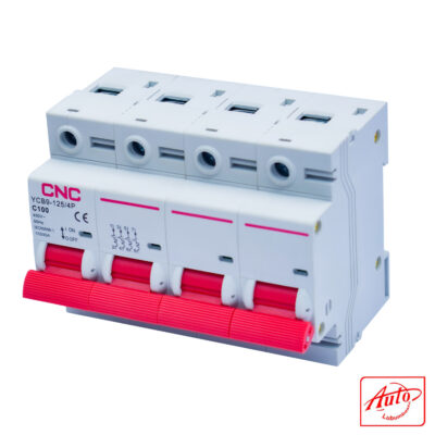 Miniature Circuit Breaker YCB9-125 – 4P – C100 – 10kA – IEC 60898-1 – CNC