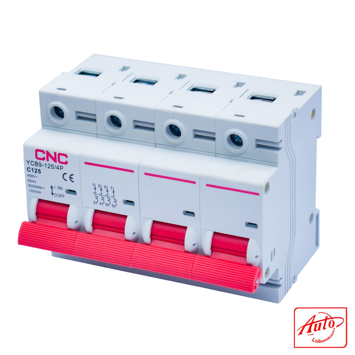 Miniature Circuit Breaker YCB9-125 – 4P – C125 – 10kA – IEC 60898-1 – CNC – Image 2