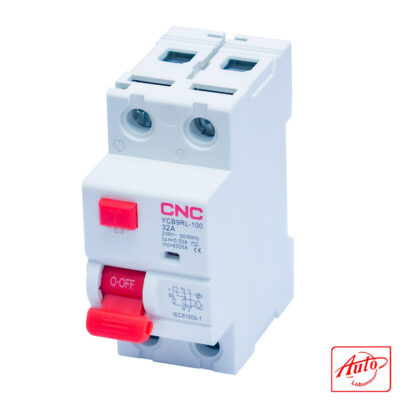 Miniature Circuit Breaker YCB9RL-100 RCCB – 1P+N – 32A – 30mA – 6000A – 230V – 50Hz – CNC Electric