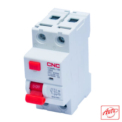 Miniature Circuit Breaker YCB9RL-100 RCCB – 1P+N – 100A – 30mA – 6000A – 230V – 50Hz – CNC Electric