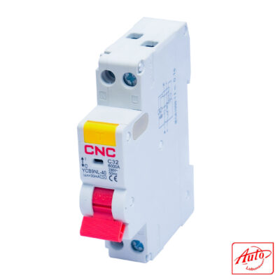RCBO YCB9NL-40 – 1P+N – C32 – 6kA – 30mA – 230V – CNC Electric