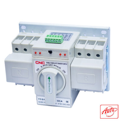 CNC YCQ1B-63/3P 63A Dual Power Automatic Transfer Switch – 3 Poles, AC400V