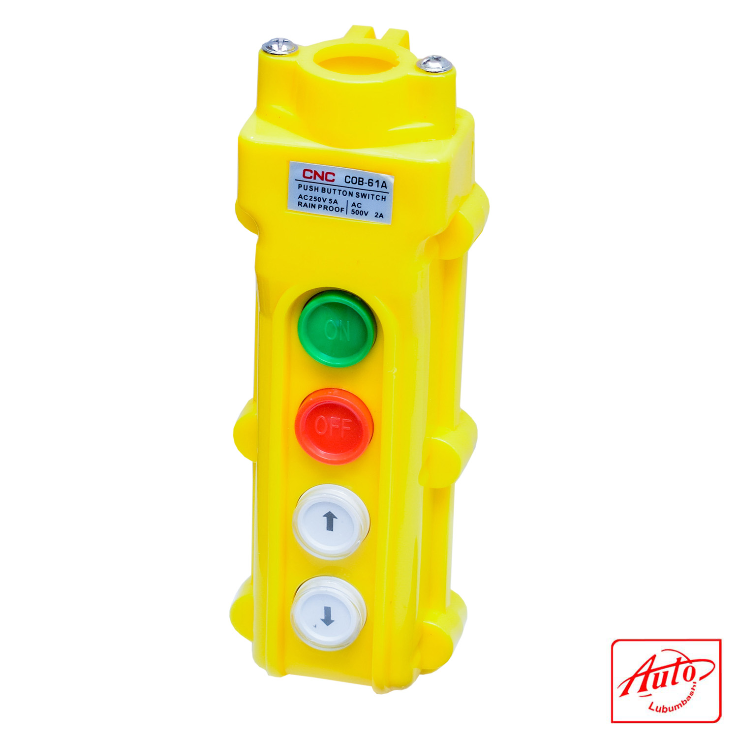 COB-61A Push-Button Control Switch – CNC Electric – 2 Buttons, IP65 Rated - Image 2