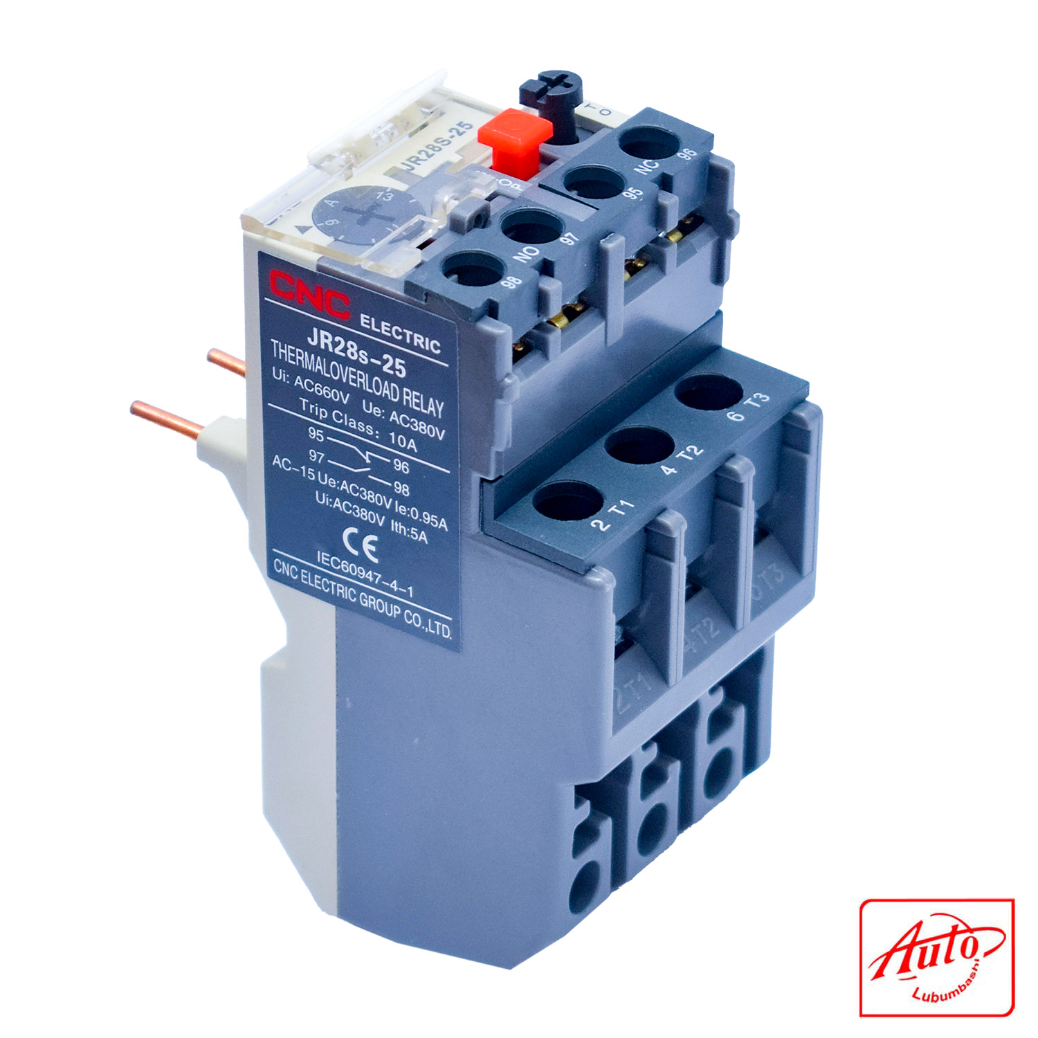 JR28S-25 Thermal Overload Relay – 9–13A – CNC Electric – Image 2