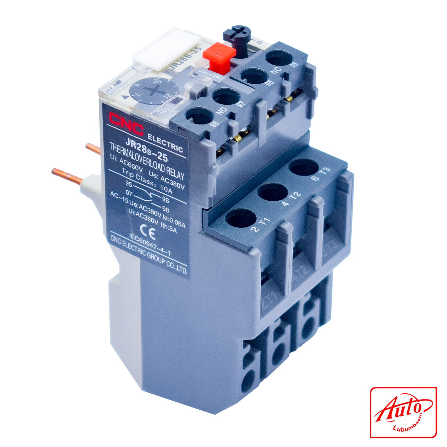 JR28S-25 Thermal Overload Relay – 17–25A – CNC Electric - Image 2