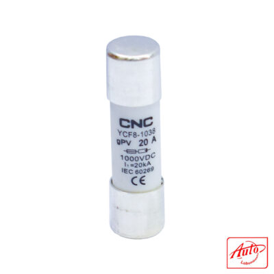 CNC YCF8-1038 gPV Fuse Link – 20A, 1000VDC, 10×38mm