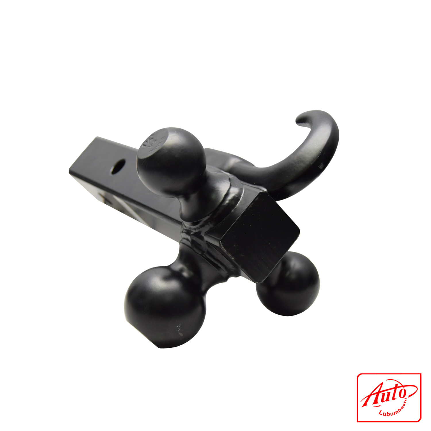 Tri-Ball Trailer Hitch Mount with Recovery Hook – 2" Receiver, Heavy-Duty Steel – Image 2