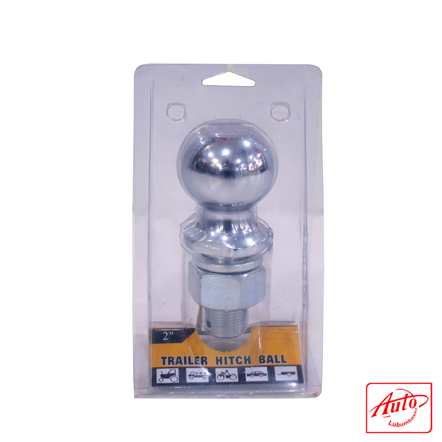 2" Trailer Hitch Ball – 5,000 lbs Capacity, Steel Chrome Finish - Image 3