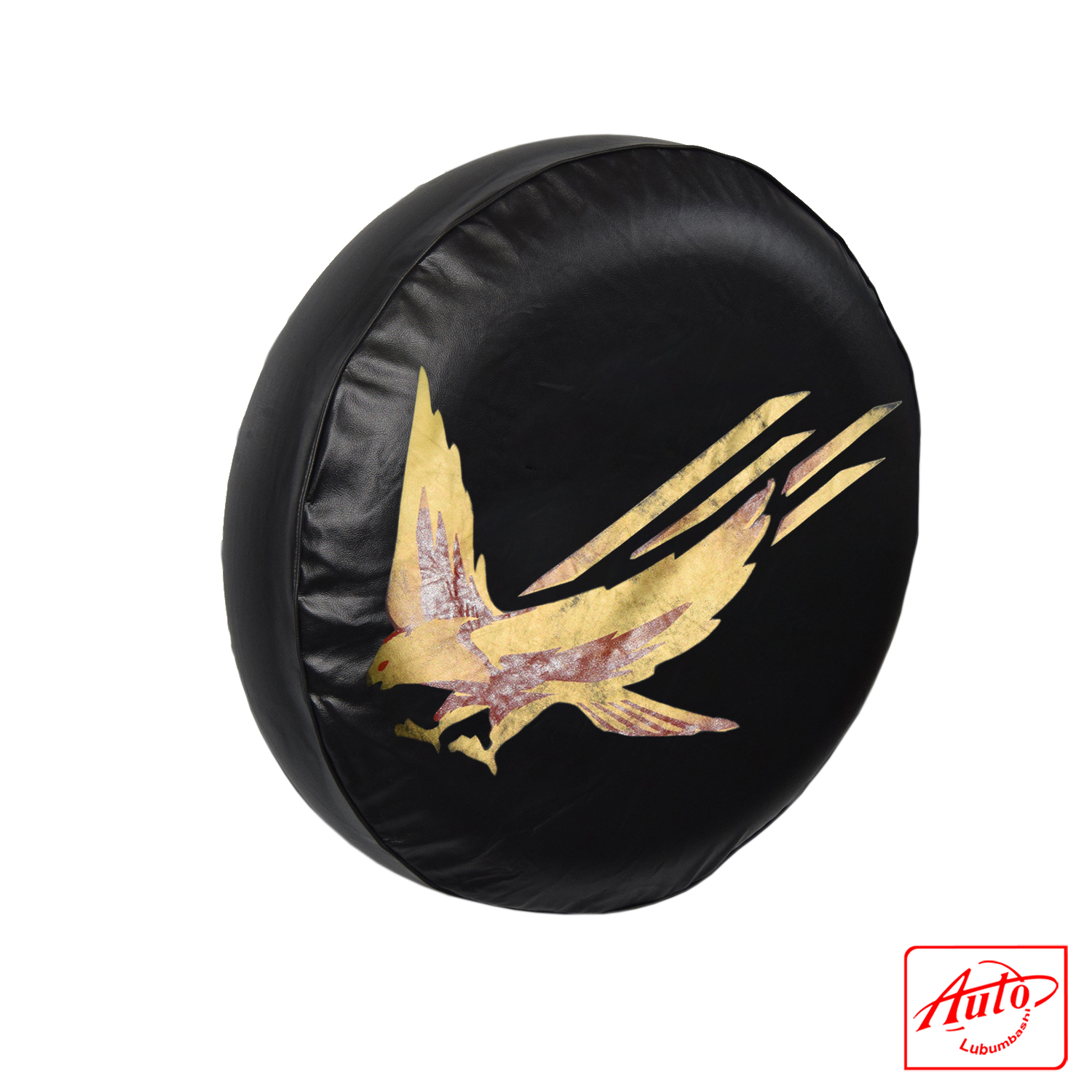 Spare Tire Cover – Black Vinyl with White “4X4” Print, Weatherproof - Image 3