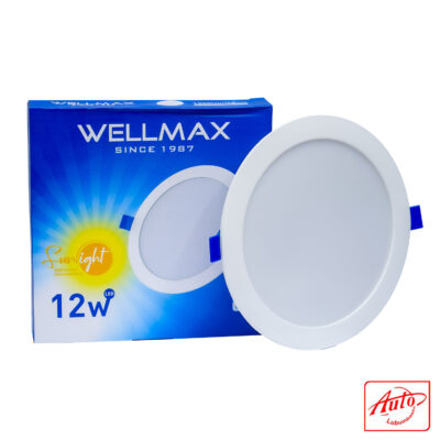 Wellmax Sunlight Series LED Downlight – 12W – Recessed Panel Light – SAMSUNG LEDs