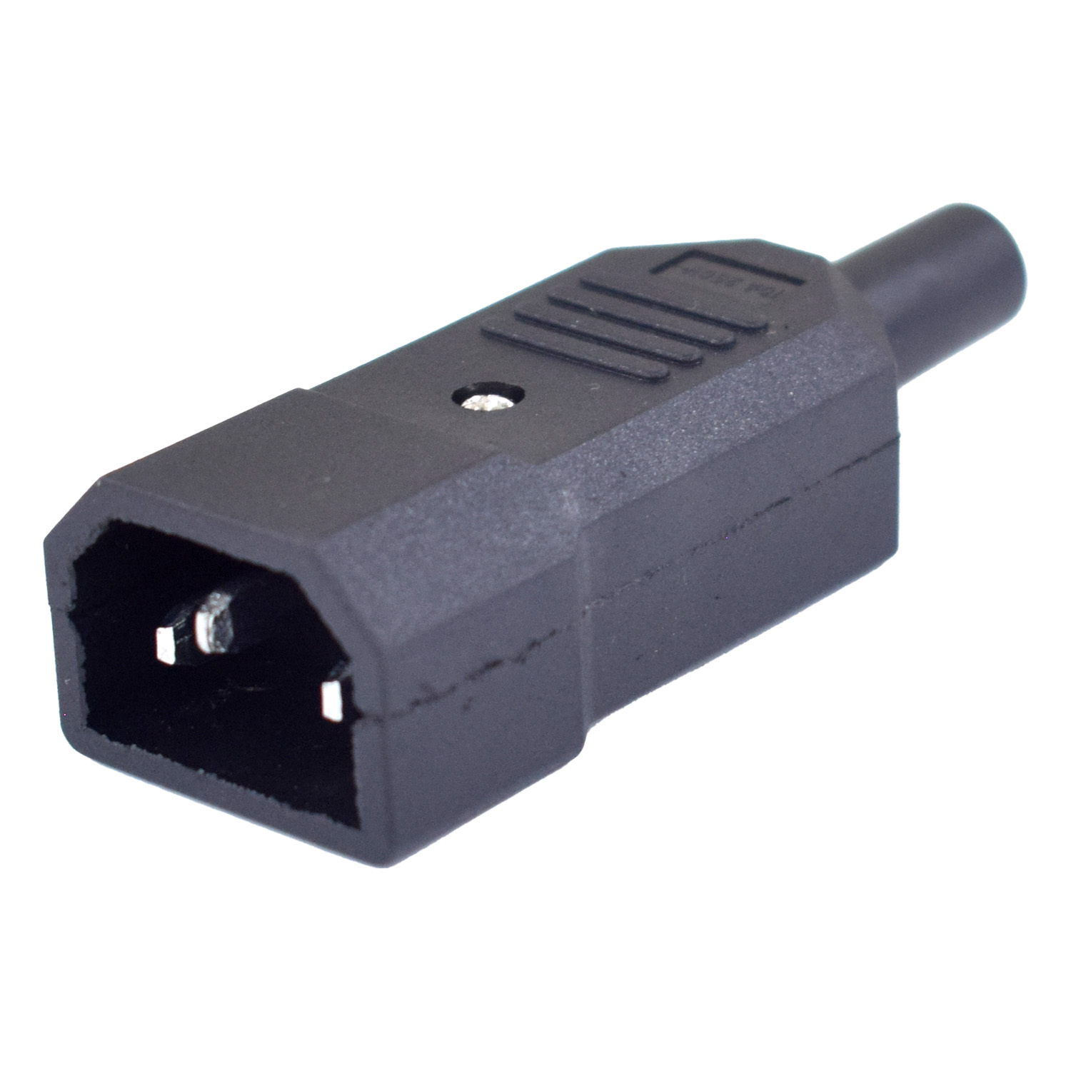 YD-C14 IEC C14 Male Plug – 10A – 250V – UL/CE/ROHS – Nylon Body – Image 2