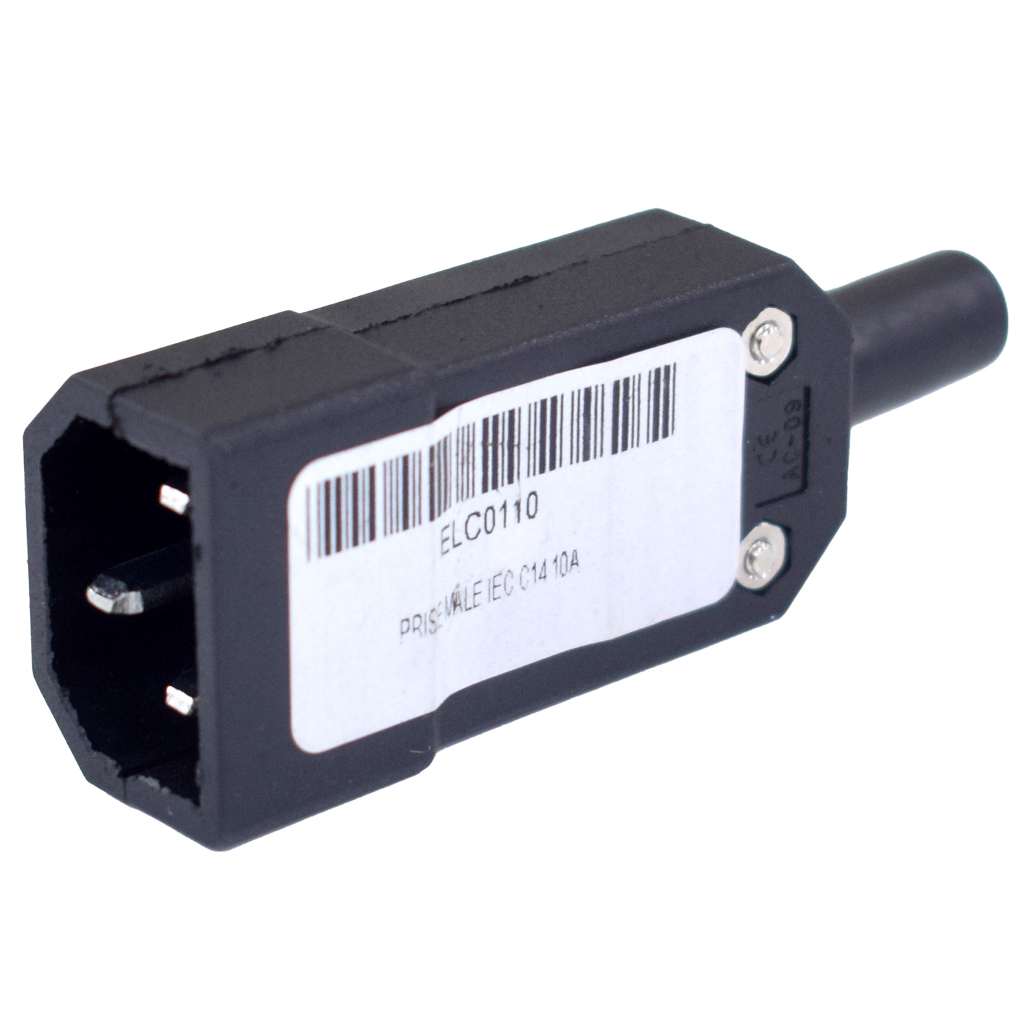 YD-C14 IEC C14 Male Plug – 10A – 250V – UL/CE/ROHS – Nylon Body – Image 5