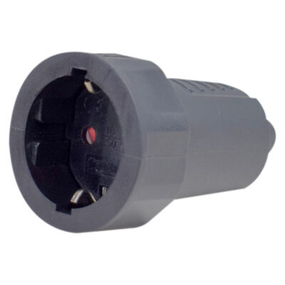 PVC Female Socket – 16A – 220–250V – German Type – CE Certified