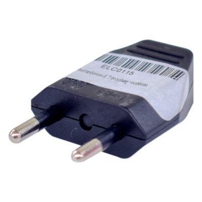 European 2-Pin Rewireable Plug – 2.5A – 220–250V – 4.0mm Cable Compatible