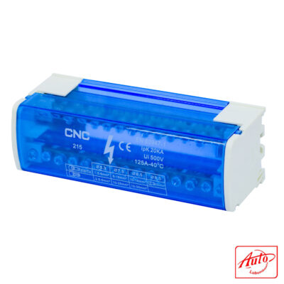 Terminal Block Junction Box – DIN Rail – 2-Level – Flame Retardant – 125A – 500V – Single Phase ATY 2 × 15