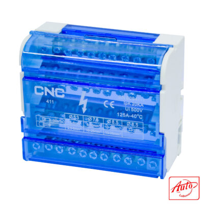 Terminal Block Junction Box – DIN Rail – 2-Level – Flame Retardant – 125A – 500V – Single Phase ATY 4 × 11