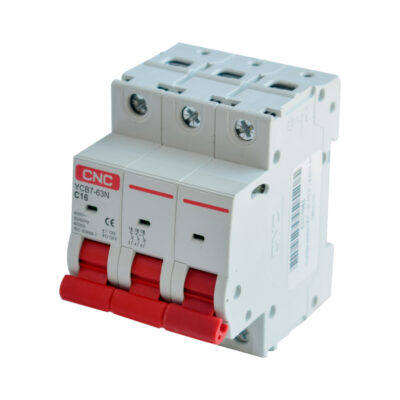 Miniature Circuit Breaker YCB7-63N – 3P – C16 – 6kA – 400V – CNC Electric