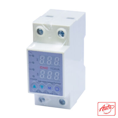 Voltage and Current Display Relay – Single-Phase – 40A/63A – Over/Undervoltage & Overcurrent Protection – DIN Rail