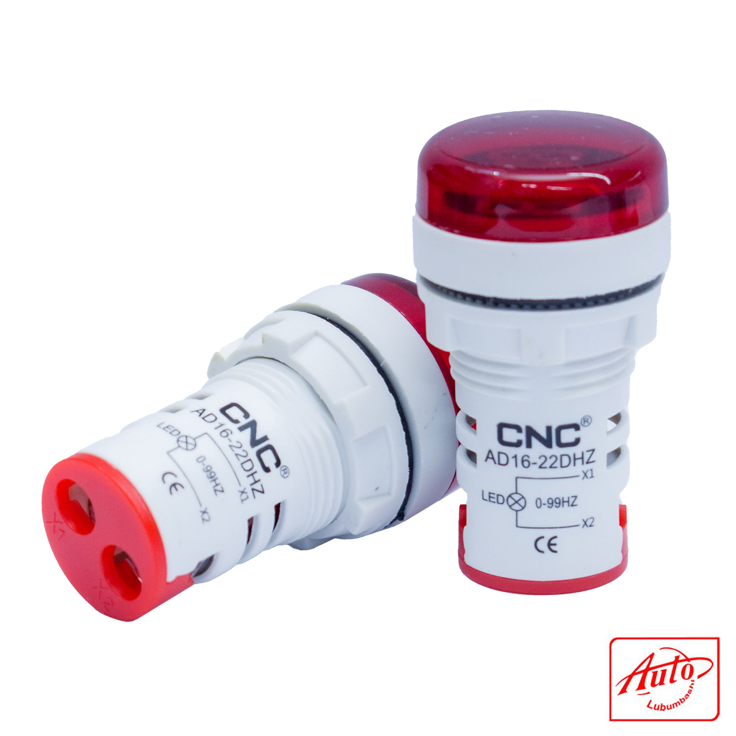 AD16-22DHz R Digital Frequency Meter – 0–90Hz – Red LED – 22mm Panel Mount – Image 2