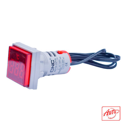 AD16-22TS R Digital Thermometer – –20°C to +199°C – Red LED – 22mm Panel Mount