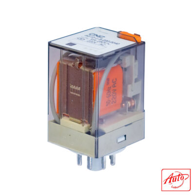 CNC 60.12-I General-Purpose Relay – 220V AC Coil – DPDT – 10A – 8-Pin Plug-In