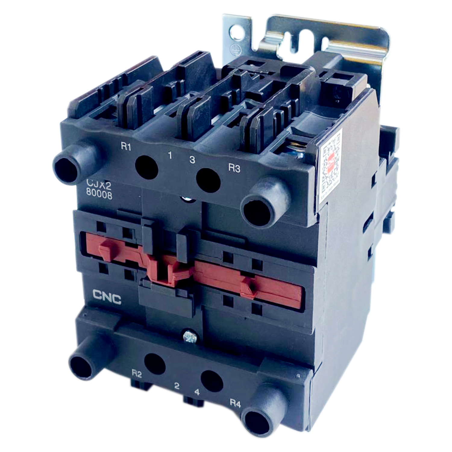 CJX2-80008 AC Contactor – 80A – 380V – 4P (2NO + 2NC) – Yato - Image 2