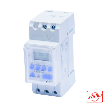 CNC TP8A16 Digital Programmable Time Switch – 220V AC – 16A – DIN Rail