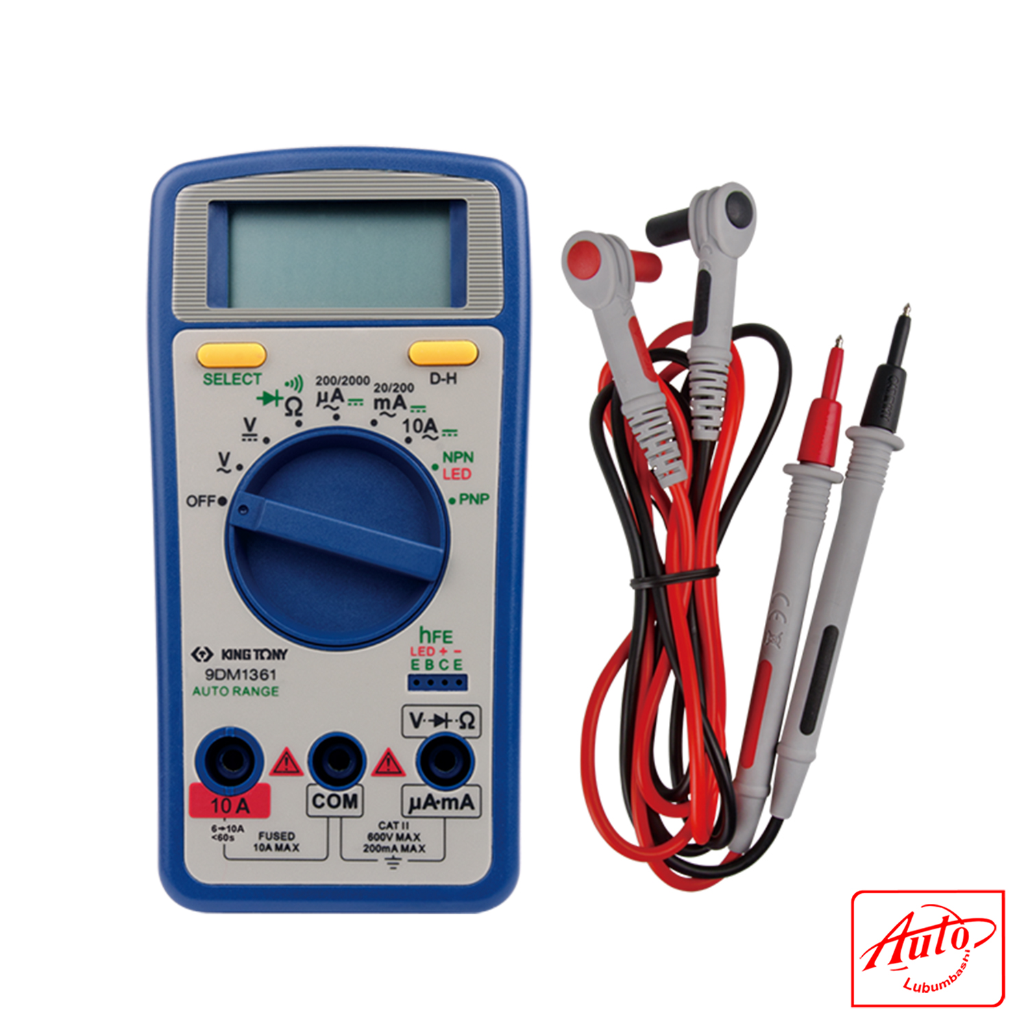 Digital Multimeter – Auto Range – 1999 Count – CE Certified – Image 2