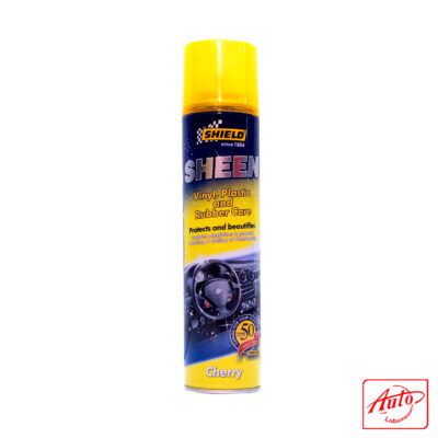 Shield Sheen Vinyl, Plastic & Rubber Care – Cherry Scent, 300ml Spray