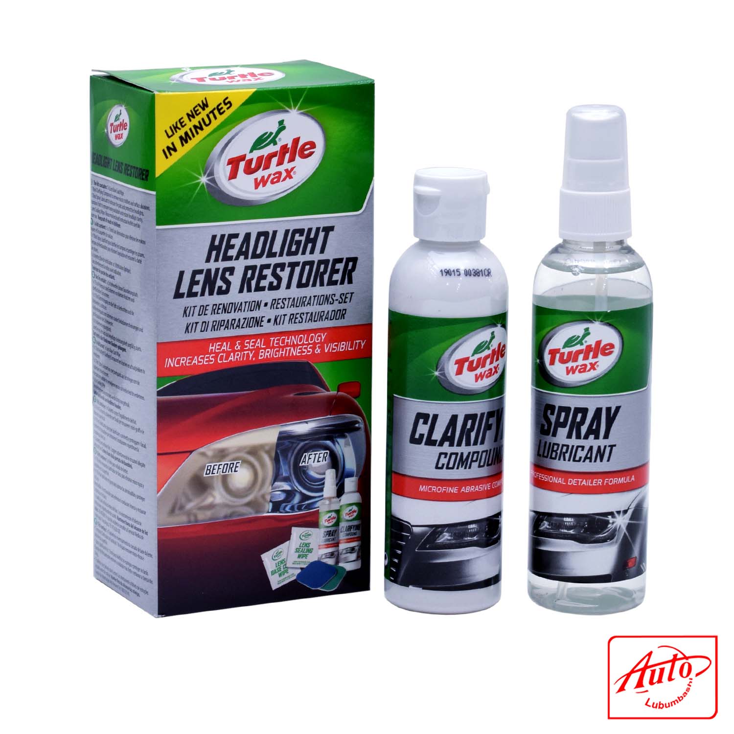 Turtle Wax Headlight Lens Restorer Kit – Heal & Seal Technology – Image 2