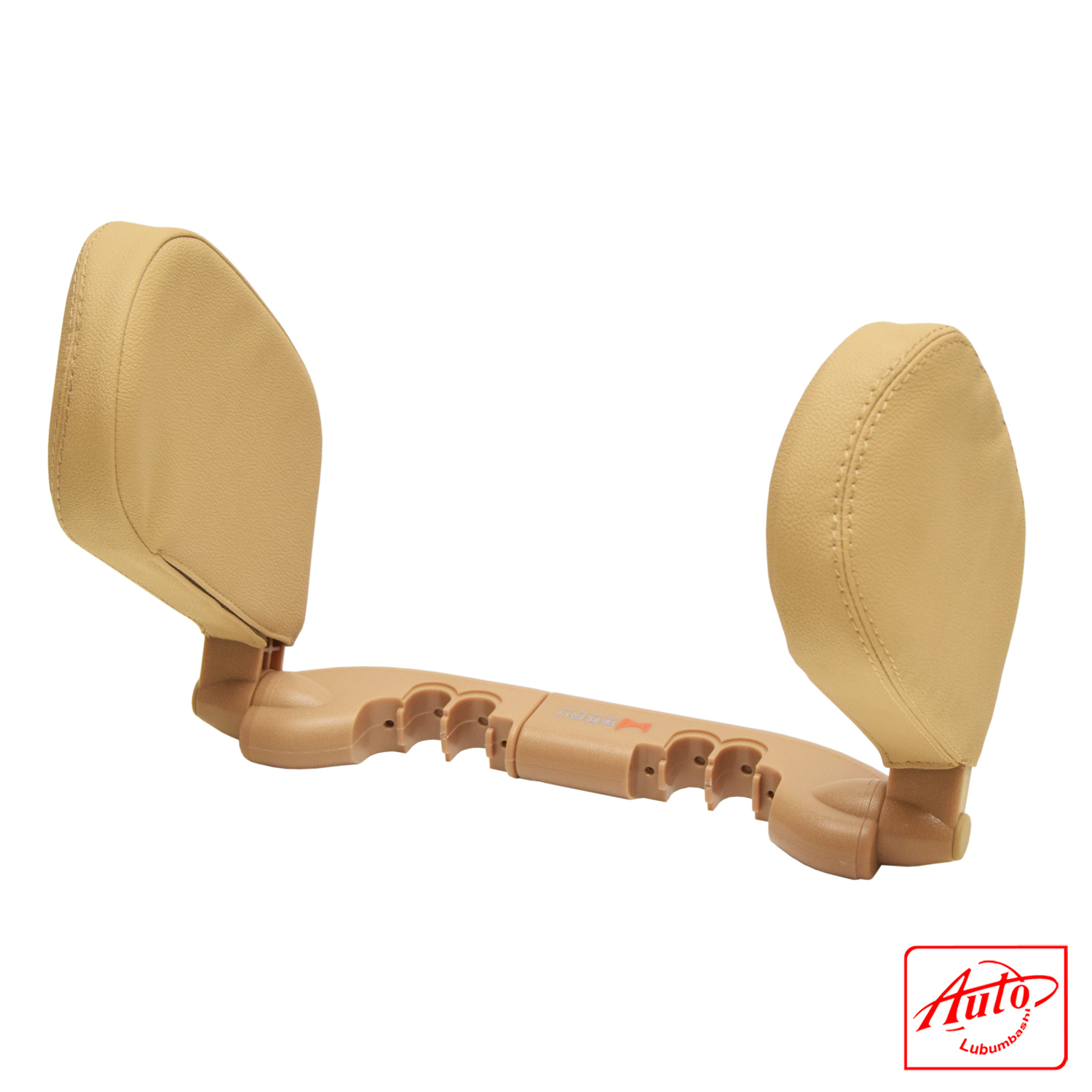 Adjustable Car Sleeping Headrest Pillow – Beige Side Support Neck Cushion Pad - Image 2