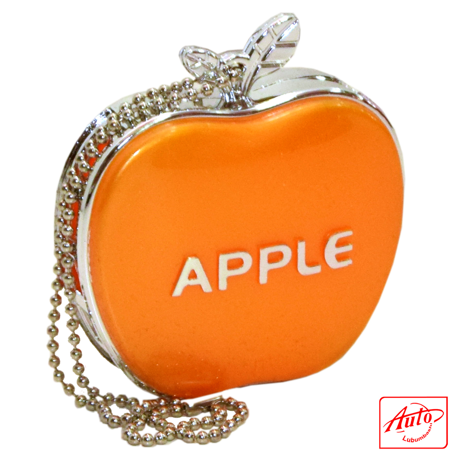 Apple-Shaped Car Air Freshener – Glitter Finish (Black & Other Colors) - Image 3