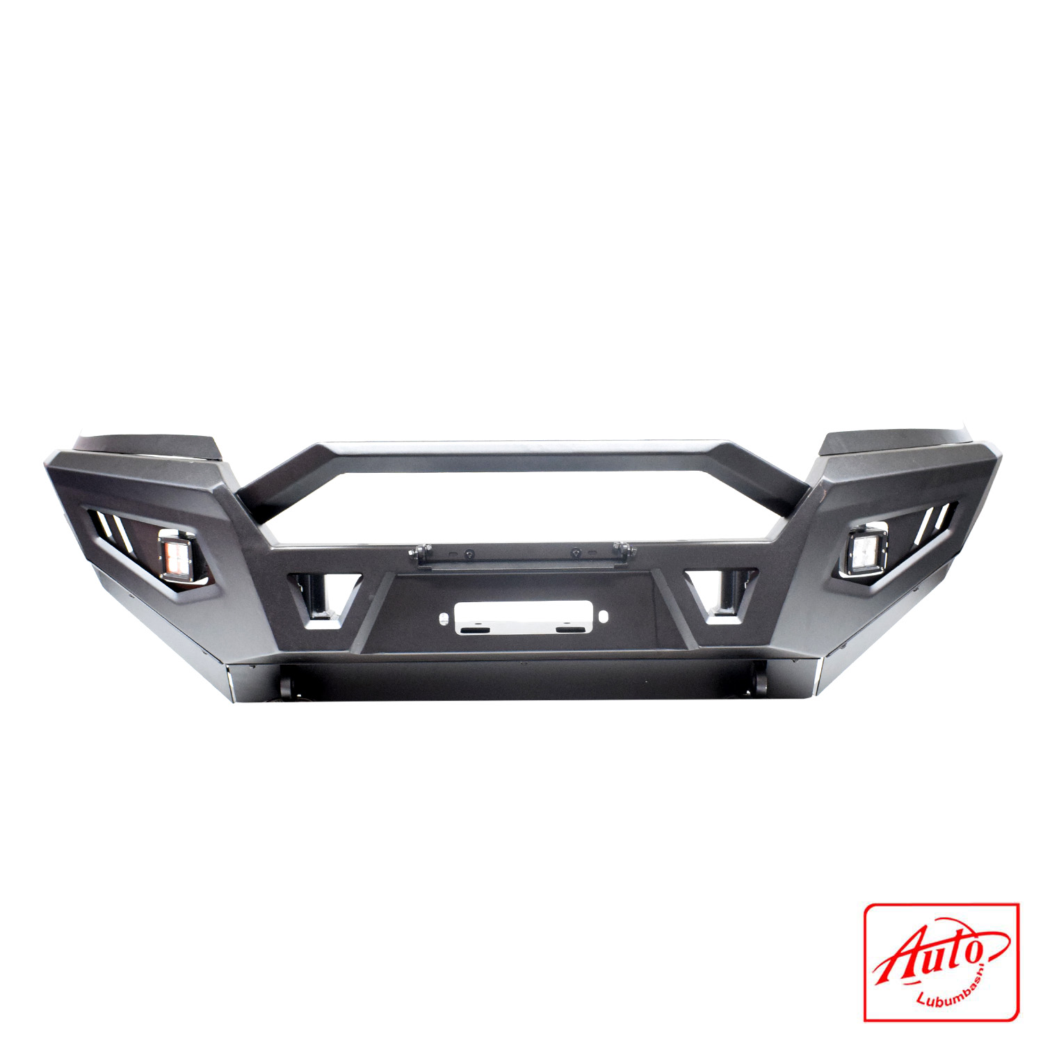 Deluxe Steel Bull Bar – Toyota Hilux Revo 2018–2023 – LD2 Winch & LED Ready - Image 2