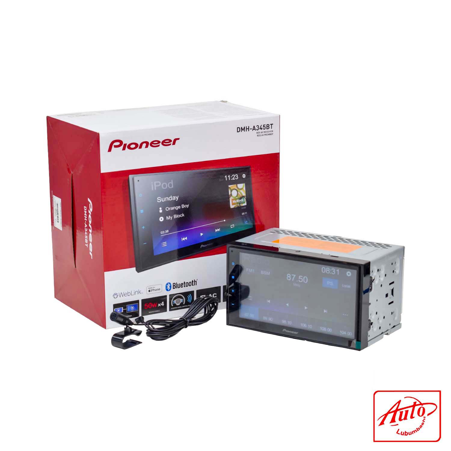 Pioneer DMH-G225BT – 6.2" Touchscreen Digital Media Receiver with Bluetooth – Image 5